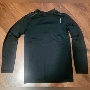Reebok Black Speedwick Compression Long Sleeve Activewear Boy's Size XS 6-8
